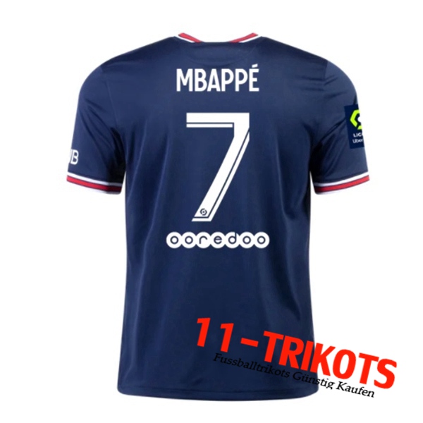 Jordan PSG (Mbappe 7) Heimtrikot 2021/2022