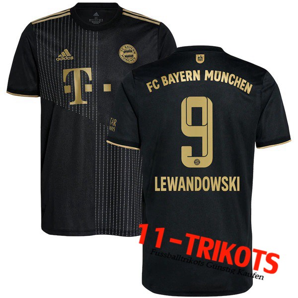 Bayern München (Lewandowski 9) Auswärtstrikot 2021/2022