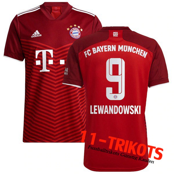 Bayern München (Lewandowski 9) Heimtrikot 2021/2022