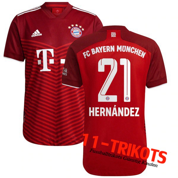Bayern München (Hernandez 21) Heimtrikot 2021/2022