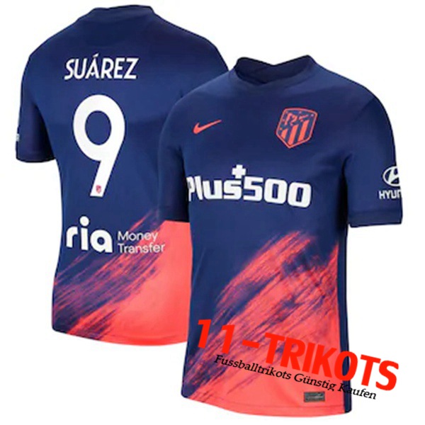 Atletico Madrid (Suarez 9) Third Trikot 2021/2022