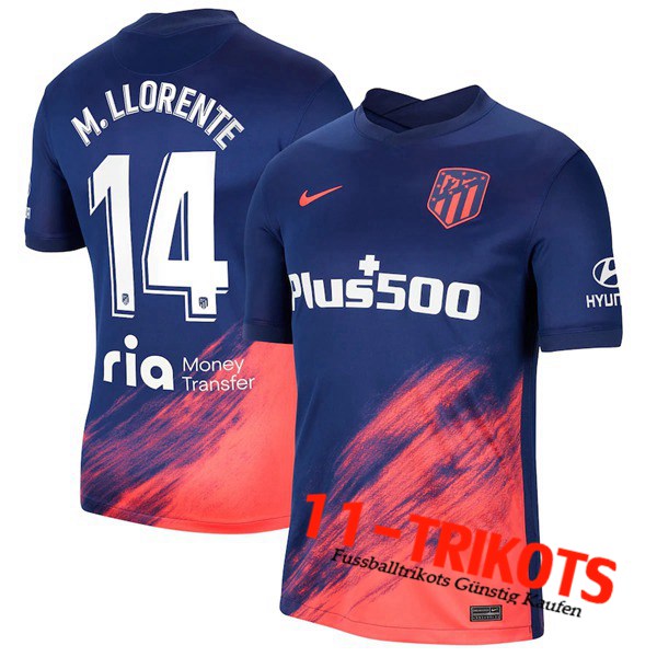 Atletico Madrid (M. Llorente 14) Third Trikot 2021/2022