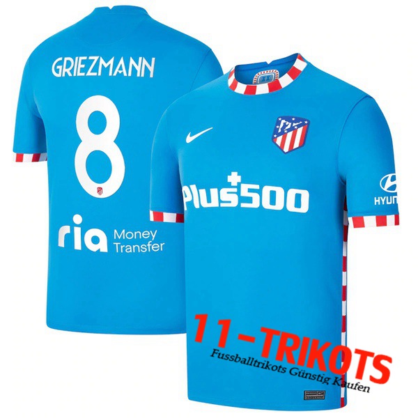 Atletico Madrid (Griezmann 8) Auswärtstrikot 2021/2022