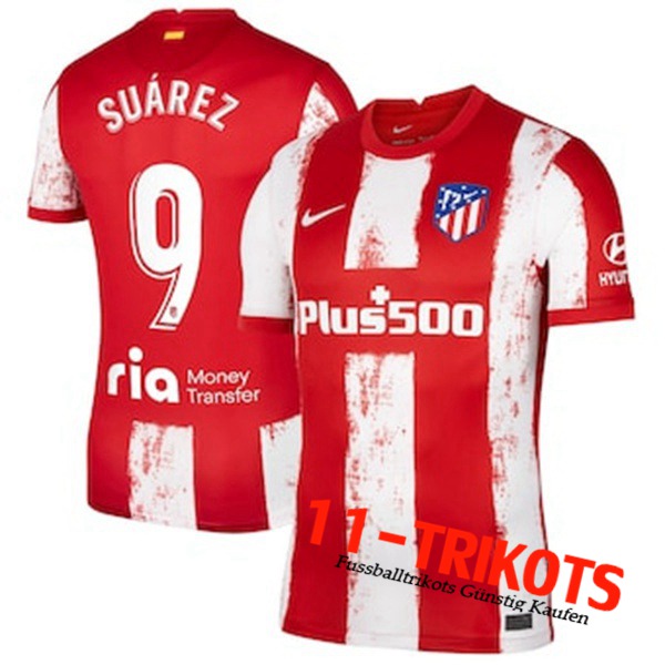 Atletico Madrid (Suarez 9) Heimtrikot 2021/2022