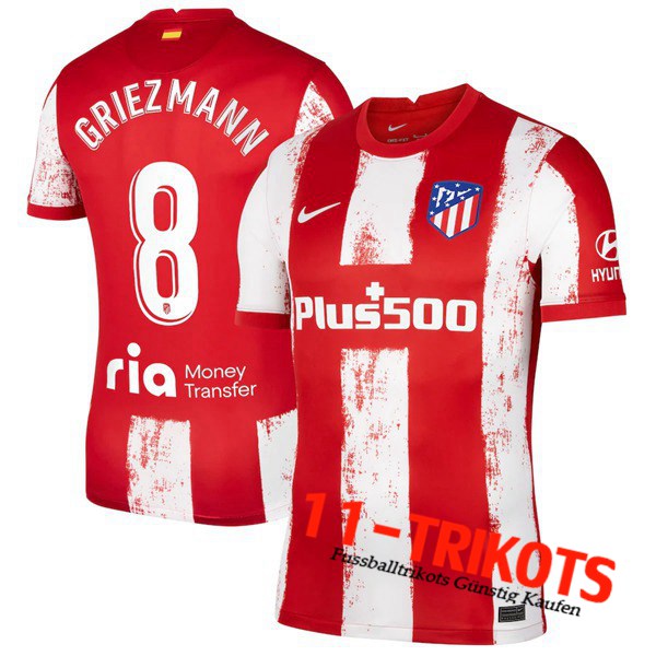 Atletico Madrid (Griezmann 8) Heimtrikot 2021/2022