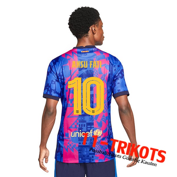 FC Barcelona (Ansu Fati 10) Third Trikot 2021/2022