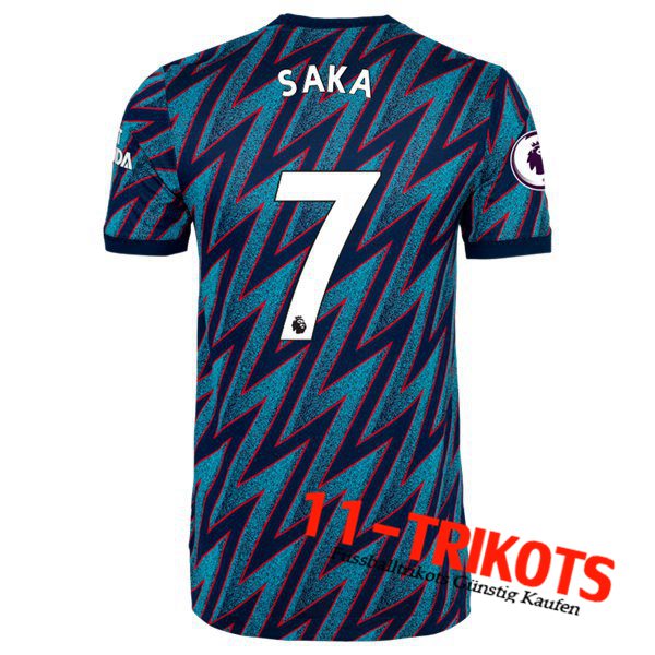 FC Arsenal (Bukayo Saka 7) Third Trikot 2021/2022