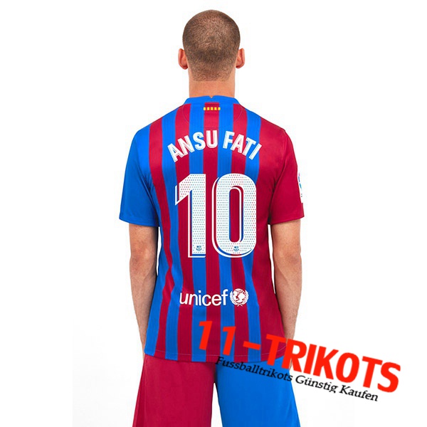 FC Barcelona (Ansu Fati 10) Heimtrikot 2021/2022