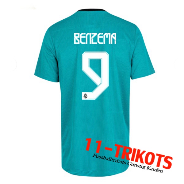 Real Madrid (Benzema 9) Third Trikot 2021/2022
