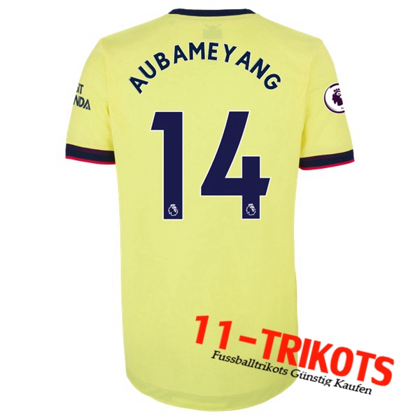 FC Arsenal (Pierre-Emerick Aubameyang 14) Auswärtstrikot 2021/2022