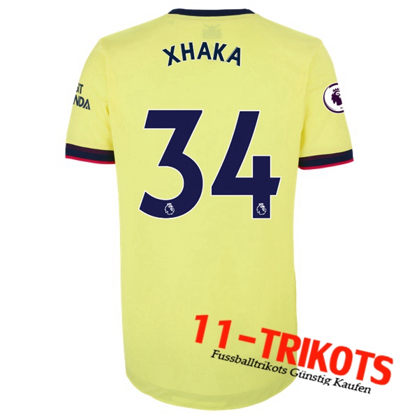 FC Arsenal (Granit Xhaka 34) Auswärtstrikot 2021/2022