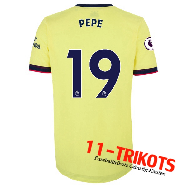 FC Arsenal (Nicolas Pepe 19) Auswärtstrikot 2021/2022