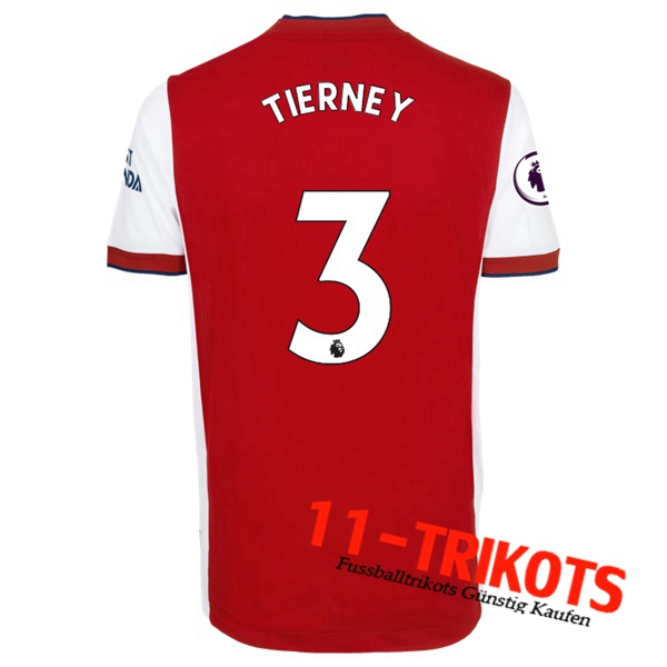 FC Arsenal (Kieran Tierney 3) Heimtrikot 2021/2022