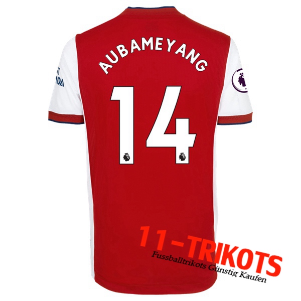 FC Arsenal (Pierre-Emerick Aubameyang 14) Heimtrikot 2021/2022