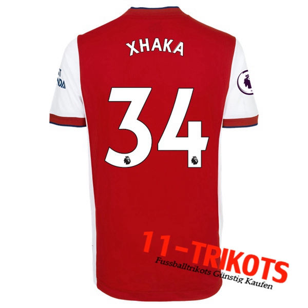 FC Arsenal (Granit Xhaka 34) Heimtrikot 2021/2022