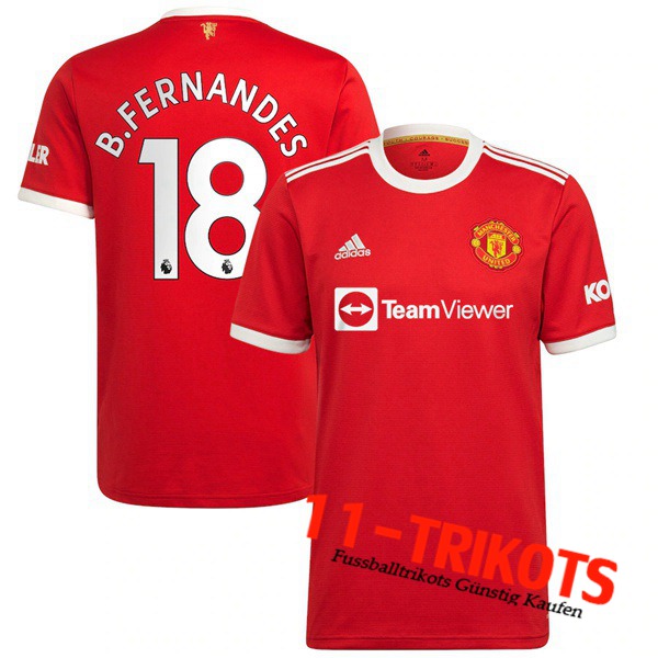 Manchester United (B.Fernandes 18) Heimtrikot 2021/2022