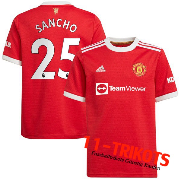 Manchester United (Sancho 25) Heimtrikot 2021/2022