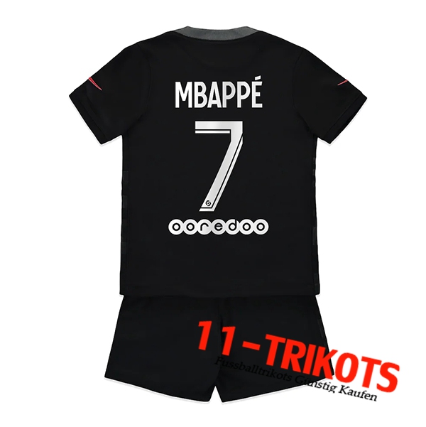 Jordan PSG (Mbappe 7) Kinder Third Trikot 2021/2022