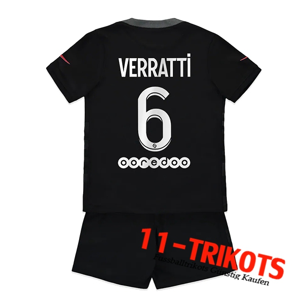 Jordan PSG (Verratti 6) Kinder Third Trikot 2021/2022