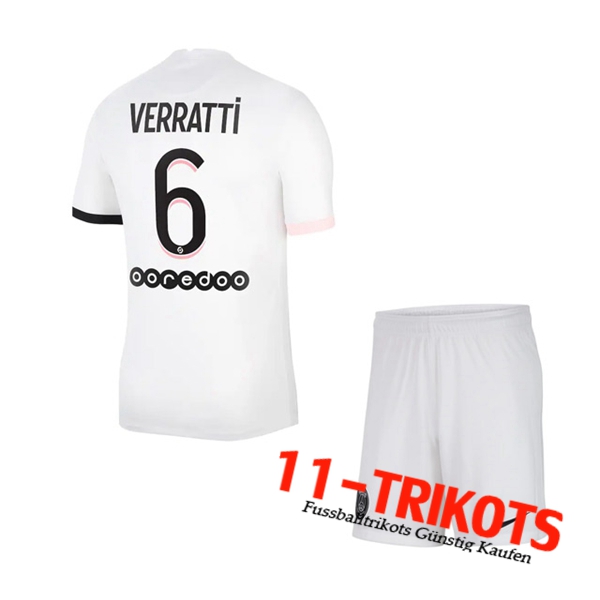 Jordan PSG (Verratti 6) Kinder Auswärtstrikot 2021/2022