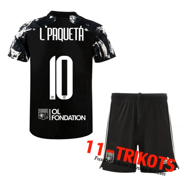 Lyon (L.PAQUEYA 10) Kinder Third Trikot 2021/2022