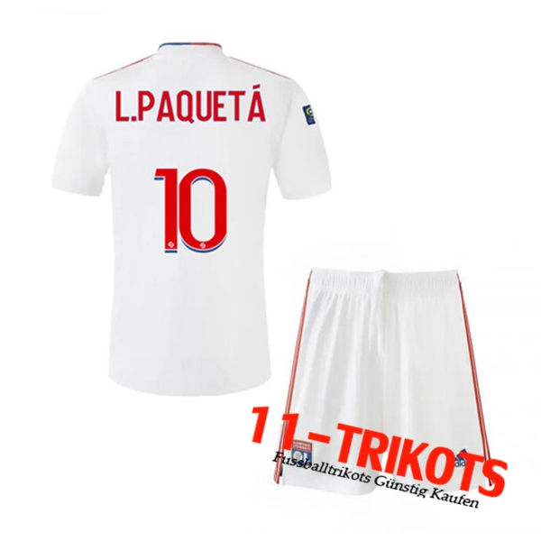 Lyon (L.PAQUEYA 10) Kinder Heimtrikot 2021/2022