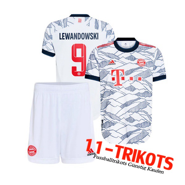 Bayern München (Lewandowski 9) Kinder Third Trikot 2021/2022