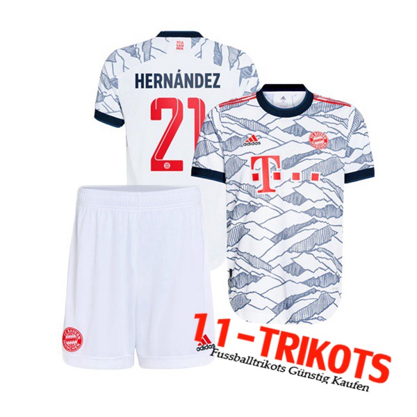 Bayern München (Hernandez 21) Kinder Third Trikot 2021/2022