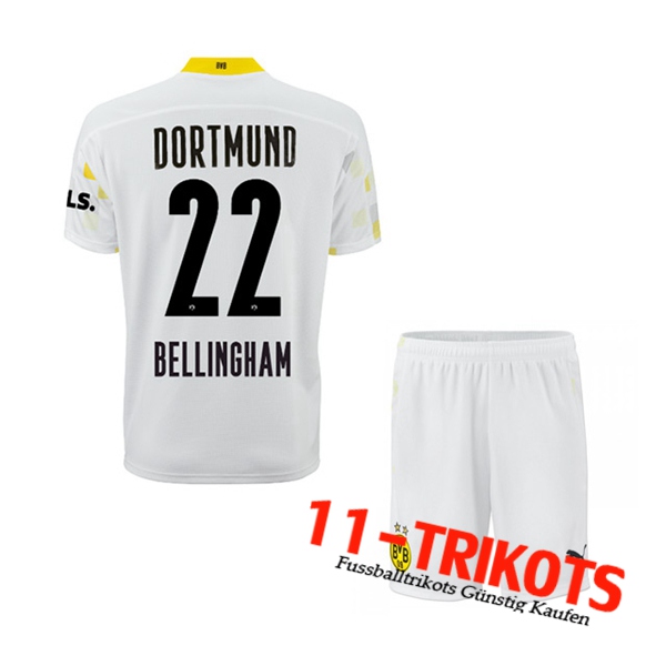 Dortmund BVB (Bellingham 22) Kinder Third Trikot 2021/2022