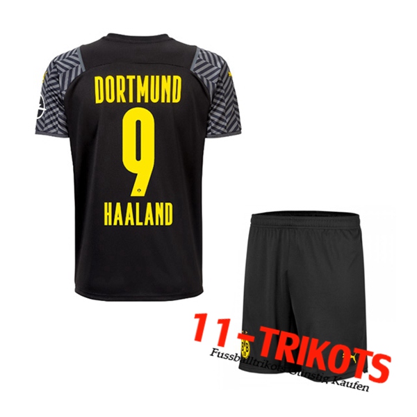 Dortmund BVB (Haaland 9) Kinder Auswärtstrikot 2021/2022
