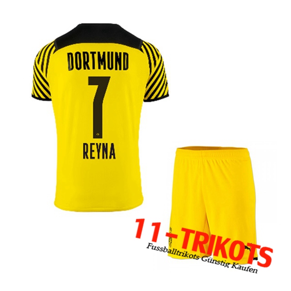 Dortmund BVB (Reyna 7) Kinder Heimtrikot 2021/2022