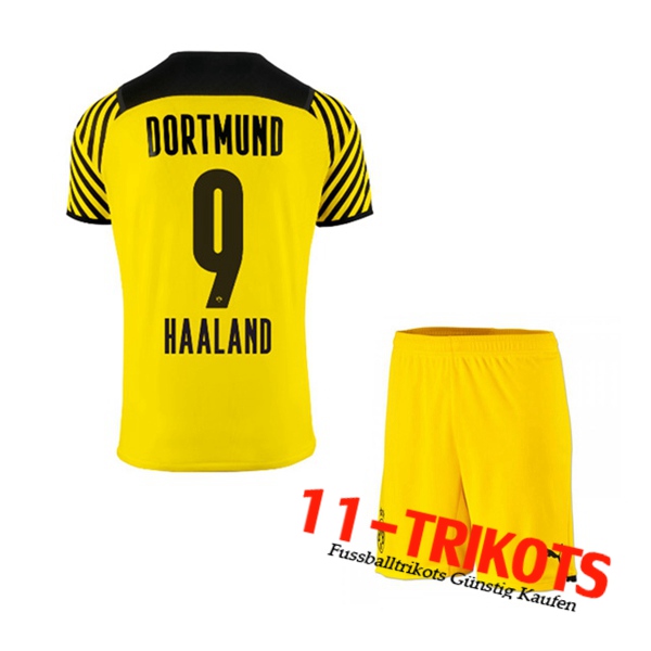 Dortmund BVB (Haaland 9) Kinder Heimtrikot 2021/2022