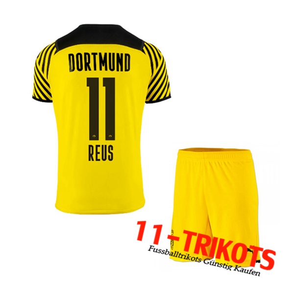 Dortmund BVB (Reus 11) Kinder Heimtrikot 2021/2022