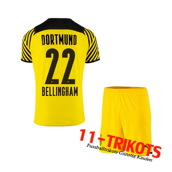 Dortmund BVB (Bellingham 22) Kinder Heimtrikot 2021/2022
