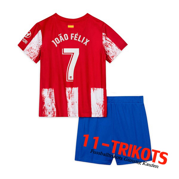 Atletico Madrid (Joao Felix 7) Kinder Heimtrikot 2021/2022