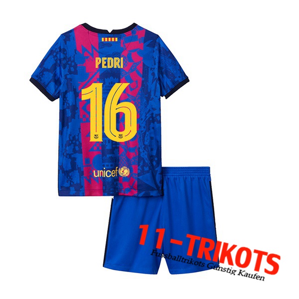 FC Barcelona (Pedri 16) Kinder Terza Trikot 2021/2022
