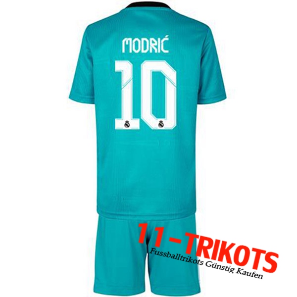 Real Madrid (Modric 10) Kinder Third Trikot 2021/2022