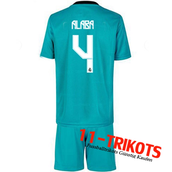 Real Madrid (Alaba 4) Kinder Third Trikot 2021/2022