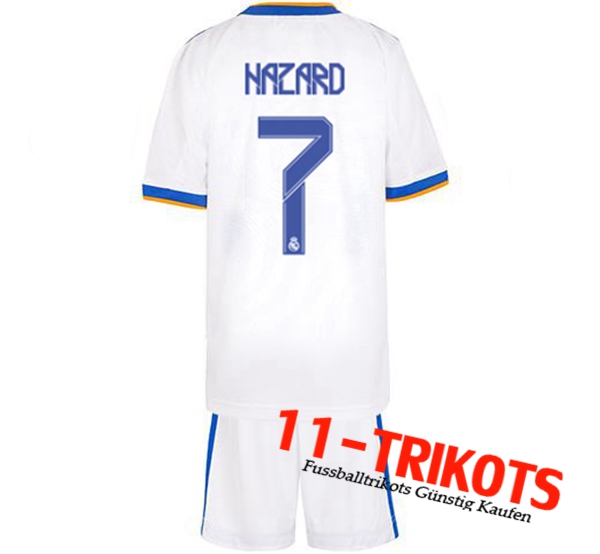 Real Madrid (Hazard 7) Kinder Heimtrikot 2021/2022