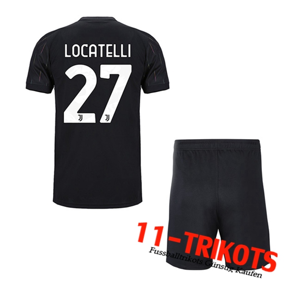 Juventus (LOCATELLI 27) Kinder Auswärtstrikot 2021/2022