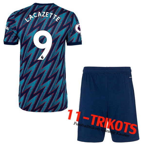 FC Arsenal (Alexandre Lacazette 9) Kinder Third Trikot 2021/2022