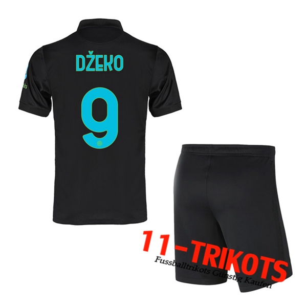 Inter Milan (DZEKO 9) Kinder Third Trikot 2021/2022