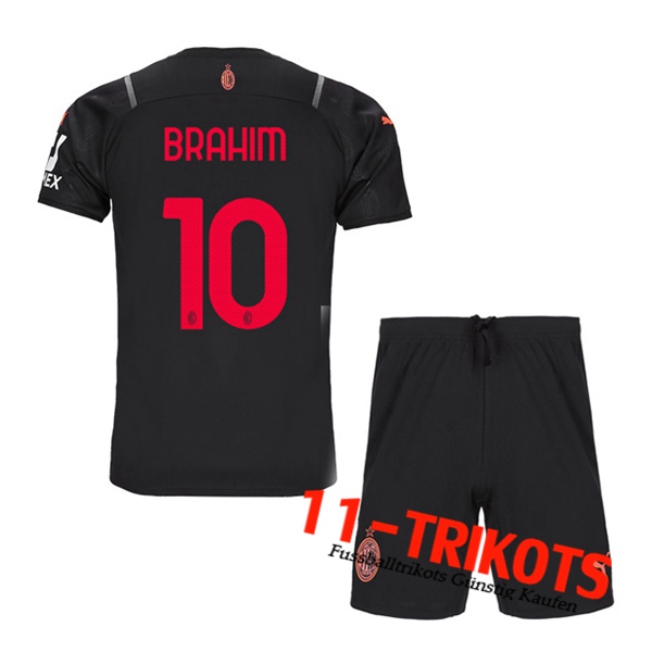 AC Milan (BRAHIM 10) Kinder Third Trikot 2021/2022