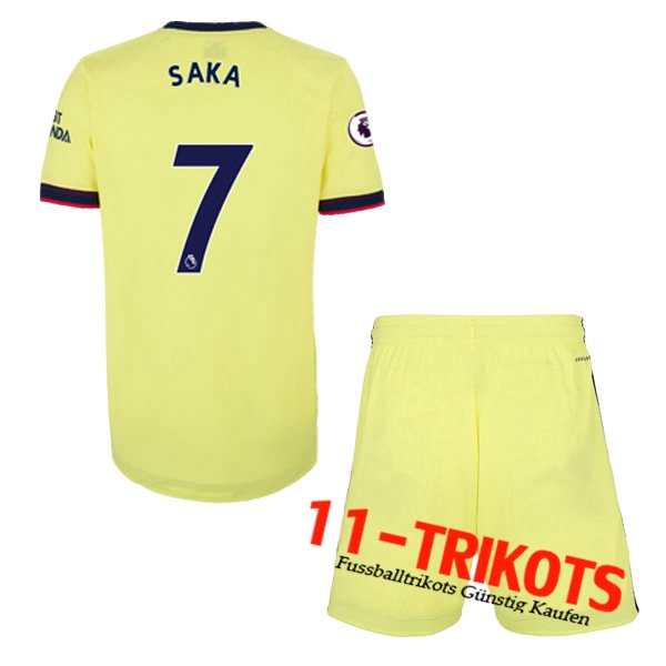 FC Arsenal (Bukayo Saka 7) Kinder Auswärtstrikot 2021/2022