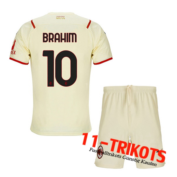 AC Milan (BRAHIM 10) Kinder Auswärtstrikot 2021/2022