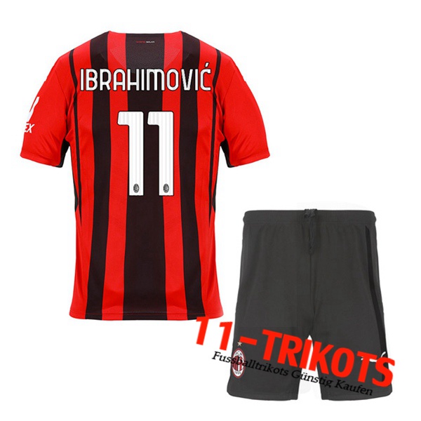 AC Milan (IBRAHIMOVIC 11) Kinder Heimtrikot 2021/2022