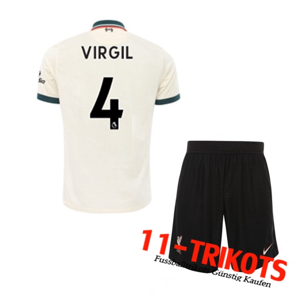 FC Liverpool (Virgil 4) Kinder Auswärtstrikot 2021/2022