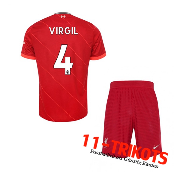 FC Liverpool (Virgil 4) Kinder Heimtrikot 2021/2022