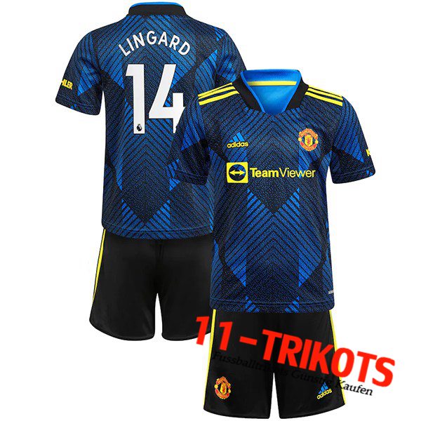 Manchester United (Lingard 14) Kinder Third Trikot 2021/2022