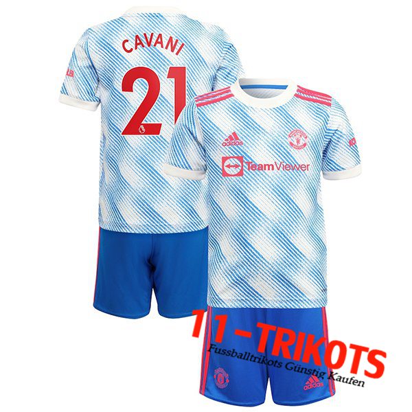 Manchester United (Cavani 21) Kinder Auswärtstrikot 2021/2022